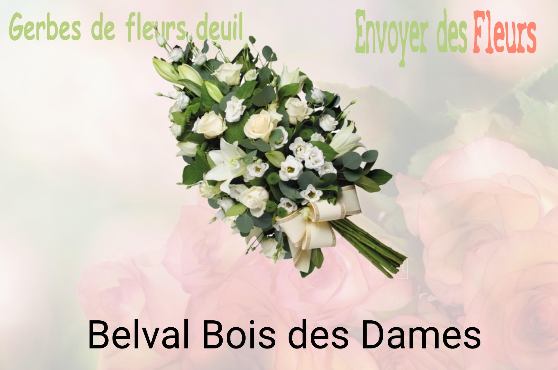 Gerbe de fleurs de deuil livrée à Belval-Bois-des-Dames